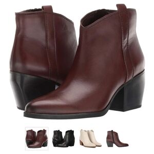 NATURALIZER Fairmonf Brown Leather Ankle Boots Size 7.5